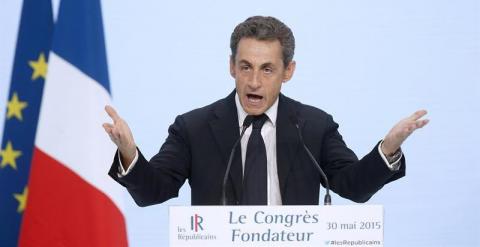 Sarkozy se apropia del término 'republicanos' y se ceba en criticar a la izquierda francesa. /EFE