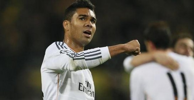 El jugador brasileño Carlos Henrique Casemiro, en su primera etapa en el Real Madrid. REUTERS