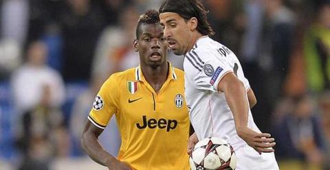 Khedira junto a Pogba en un Real Madrid-Juventus. /EFE