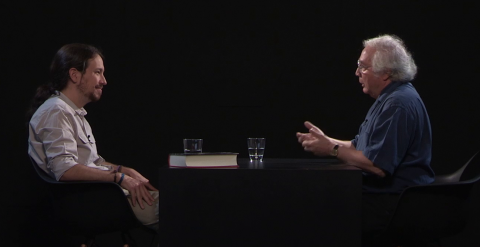 Manuel Castells entrevistado por Pablo Iglesias en 'Otra Vuelta de Tuerka'