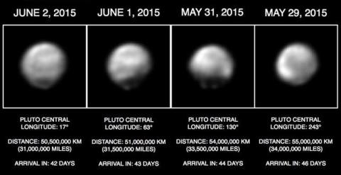 La nave New Horizons revela las distintas caras de Plutón. /NASA