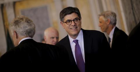 El secretario del Tesoro estadounidense, Jack Lew, en un acto en Washington. REUTERS/Carlos Barria