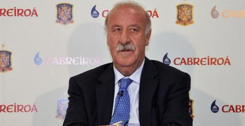 Vicente del Bosque en el acto de este martes. /EP