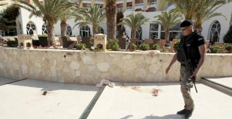 Recinto del hotel Imperial Marhaba, en Túnez, donde tuvo lugar el atentado. / REUTERS