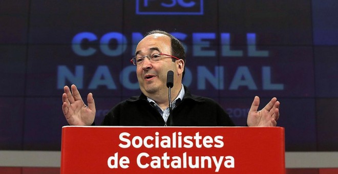 Miquel Iceta, líder de los socialistas catalanes.-  ALBERTO ESTÉVEZ / EFE