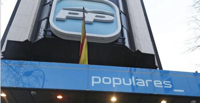 Sede del PP en la calle Génova de Madrid / EFE