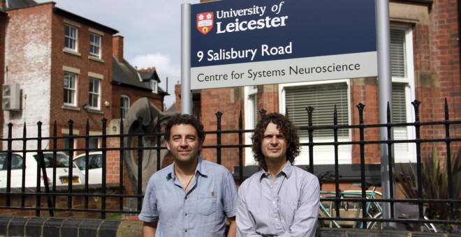 El Doctor Matias Ison y el profesor Rodrigo Quian Quiroga, de la Universidad británica de Leicester