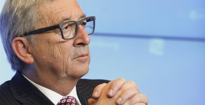 El presidente de la Comisión Europea, Jean Claude Juncker, en una rueda de prensa en Luxemburgo, el pasado 3 de julio. EFE/Julien Warnand