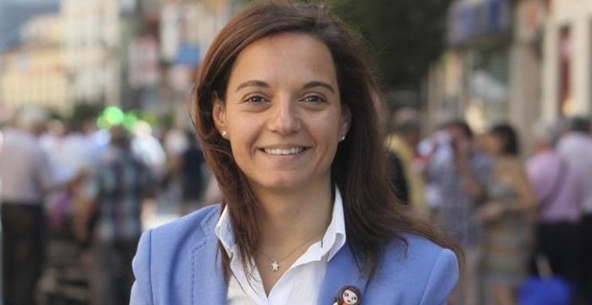 Fotografía facilitada por el Ayuntamiento de Getafe de su alcaldesa y aspirante a la Secretaría General del PSM, Sara Hernández. / EFE