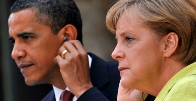 El gobierno de Angela Merkel está acusado de haber colaborado durante años en los programas de espionaje de EEUU. REUTERS