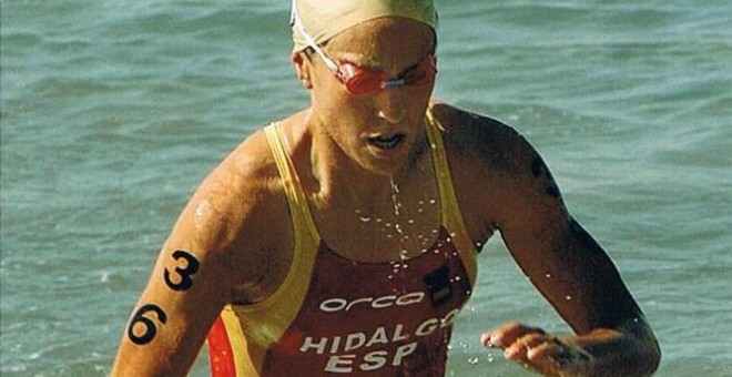 Pilar Hidalgo en su participación en los Juegos de Atenas 2004. /EFE