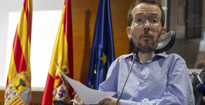 El líder de Podemos en Aragón, Pablo Echenique, en una imagen de archivo. EFE