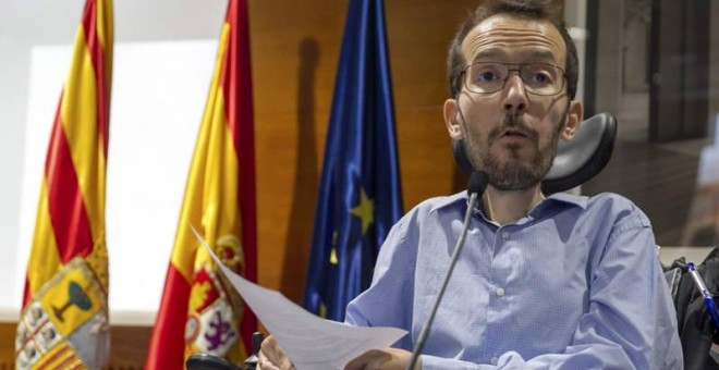 El líder de Podemos en Aragón, Pablo Echenique, en una imagen de archivo. EFE