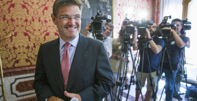 El ministro de Justicia, Rafael Catalá. EFE