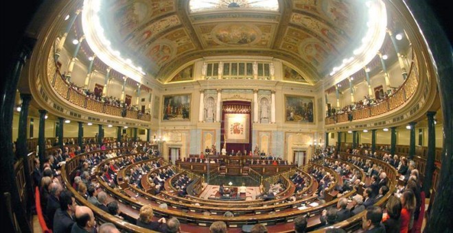 Vista general del Congreso de los Diputados. EFE