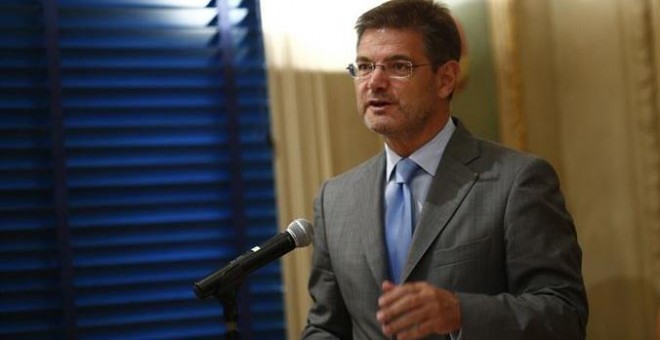 El ministro de Justicia Rafael Catalá se muestra convencido de que la independencia de Cataluña no llegará a darse. EUROPA PRESS