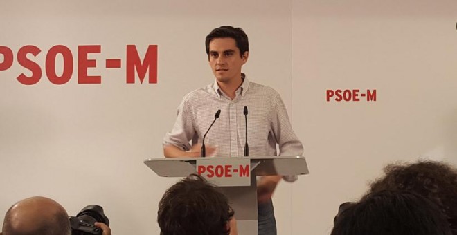 Enrique Rico, secretario de Organización del PSOE en Madrid. A.I.