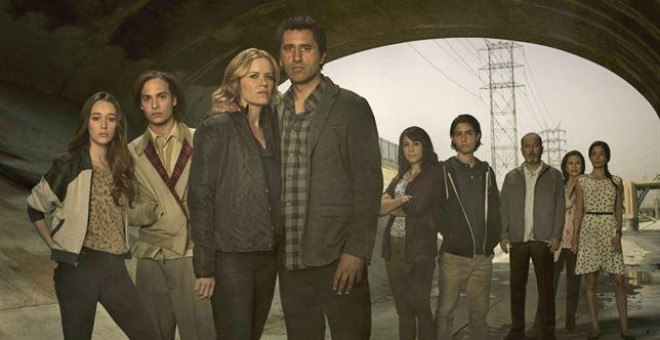 Protagonistas de la nueva serie 'Fear The Walking Dead'./ EUROPA PRESS