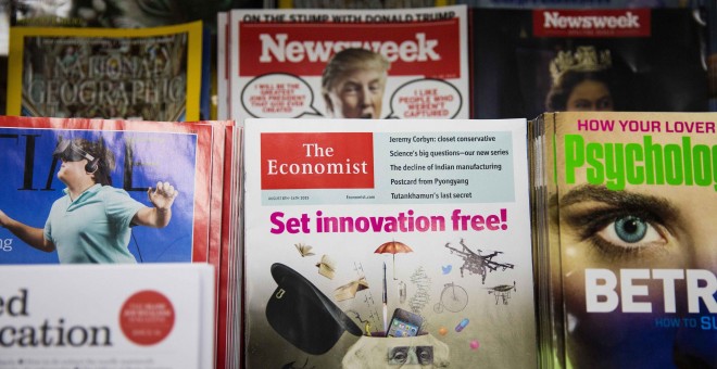 El semanal británico The Economist es uno de los referentes mundiales en cuanto a información económica. AFP