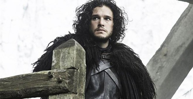 El actor Kit Harington, interpretando a John Nieve, en 'Juego de Tronos'. E.P.