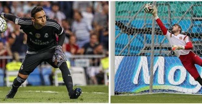 Keylor Navas y David De Gea, los principales perjudicados por la operación frustrada. /EFE