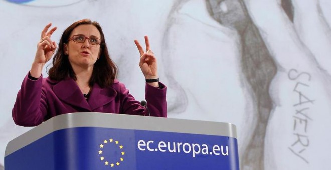 Cecilia Malmström, comisaria de Comercio, en una imagen de archivo. REUTERS.