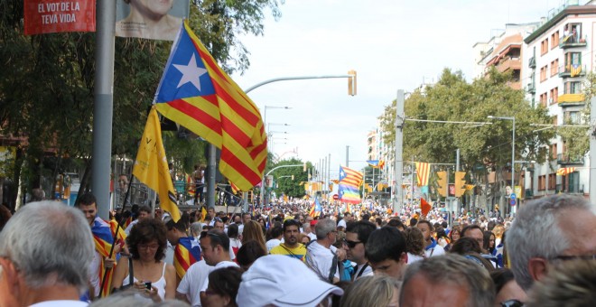 Nuestro reportero Marc Font nos muestra cómo están ahora mismo las calles de Barcelona.