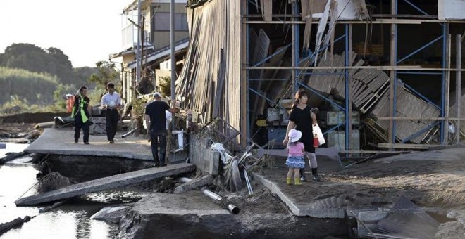 Inundaciones en Japón causan 4 muertos y 16 desaparecidos