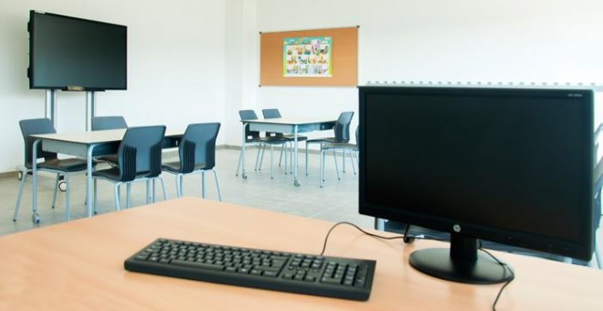 Aula del colegio Ánfora de Cuarte de Huerva.