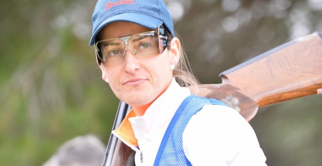 Fátima Gálvez, flamante campeona del mundo de tiro olímpico.