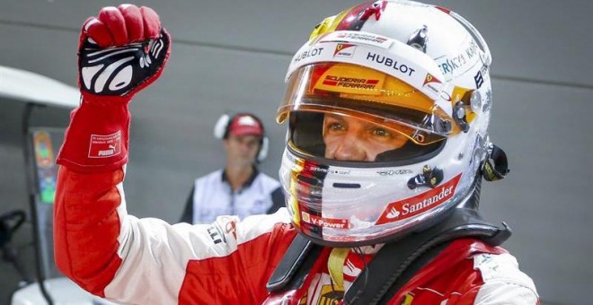 El piloto alemán de Ferrari Sebastian Vettel. - EFE