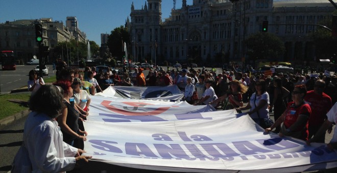 Manifestación de la 36ª Marea Blanca en Madrid./ CAROLINA GARCÍA MUNDI