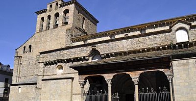 La catedral de Jaca, templo románico construido entre 1077 y 1139. / JACA.COM