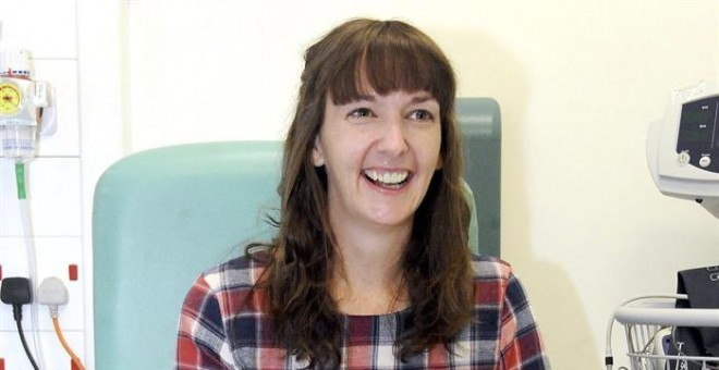 Pauline Cafferkey, en el Royal Free Hospital de Londres. EFE / Lisa Ferguson