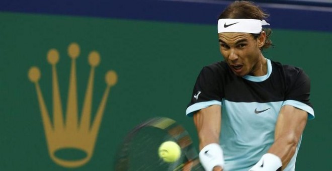 Rafa Nadal vence a Wawrinka y se clasifica para semifinales en Shanghai. / EFE