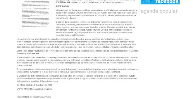 Captura de pantalla de la web del Gobierno vasco.