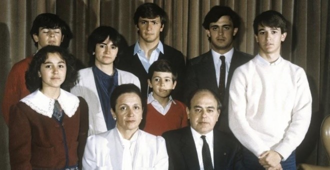 Foto de archivo de la familia Pujol.