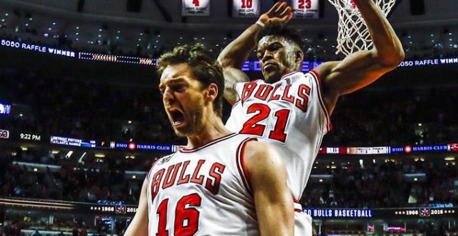 Gasol, durante el encuentro. EFE