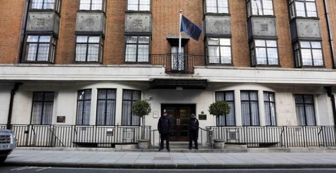 Entrada principal del hospital King Edward VII, en Londres. STEFAN WERMUTH / Reuters