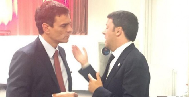 Pedro Sánchez contará con Renzi, Valls y Schulz en la campaña electoral