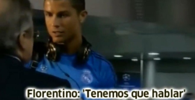 Florentino Pérez pide explicaciones a Cristiano Ronaldo. YOUTUBE.