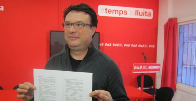 El coordinador general de EUiA, Joan Josep Nuet. E.P.