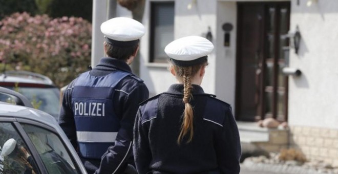 Agentes de la policía alemana, en una foto de archivo./EFE