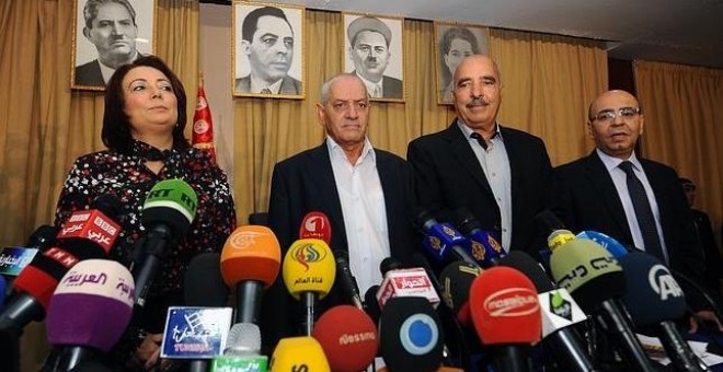El Cuarteto para el Diálogo Nacional en Túnez, premio Nobel de la Paz 2015.- EFE