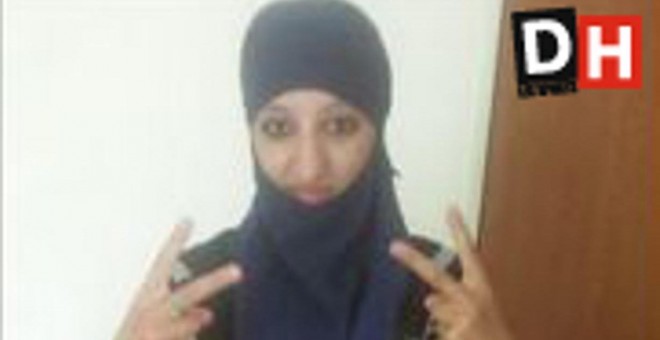 Supuesta imagen de Hasna Aitboulahcen, la suicida del piso de Saint-Denis.