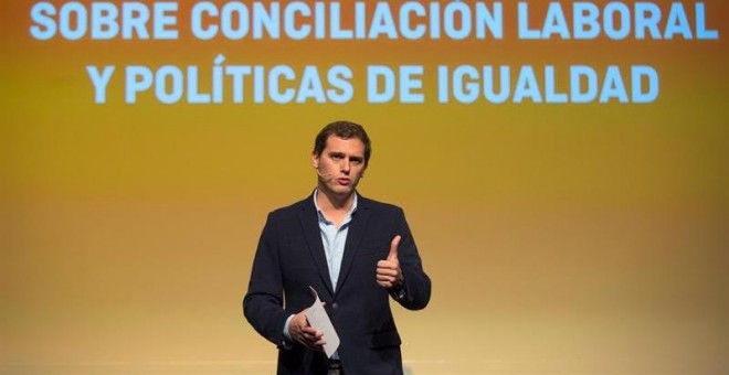 El líder de Ciudadanos, Albert Rivera. EFE/Alejandro García