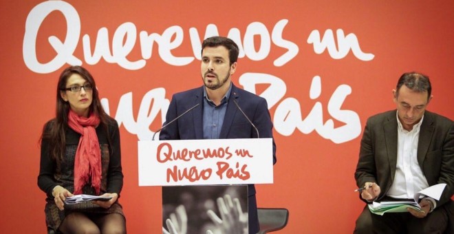 El candidato de Izquierda Unida a presidente del Gobierno, Alberto Garzón. JAIRO VARGAS