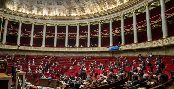 Parlamento francés, París. EFE/Etienne Laurent