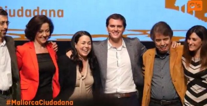 Momento en el que finaliza el acto de Ciudadanos