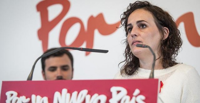 La directora de campaña de Alberto Garzón, Clara Alonso.- IU/JOSÉ CAMÓ